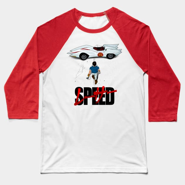 Speed Racer Baseball T-Shirt by RedBug01